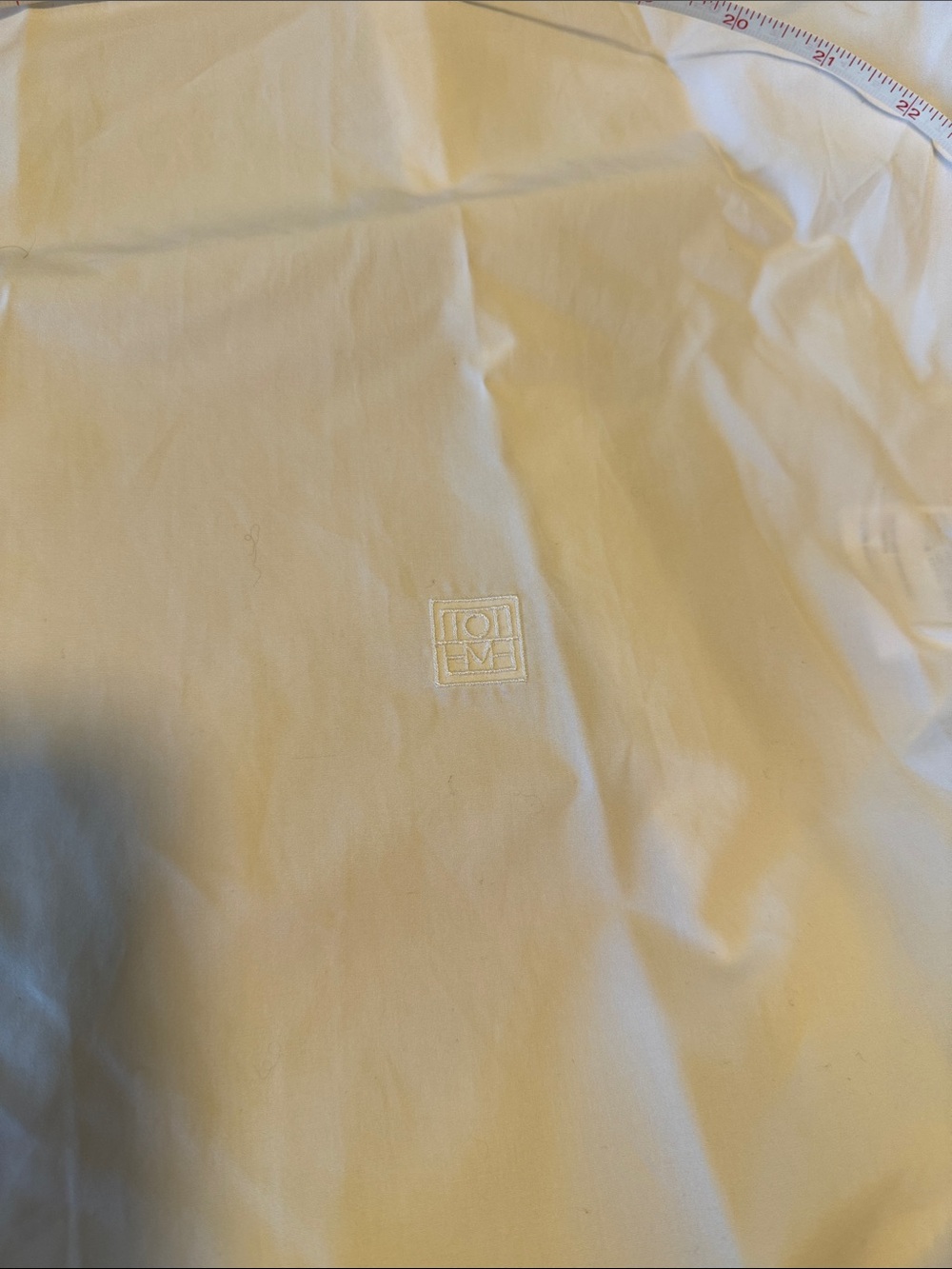 Toteme Women’s Cotton Organic Signature White Button-Down Shirt Size 40 - NWT - Picture 9 of 9